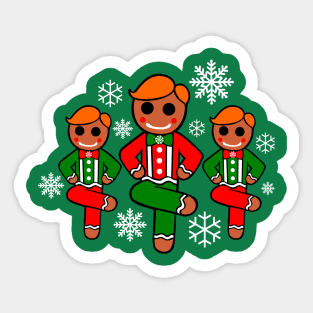 Ginger Bread Dancers Sticker